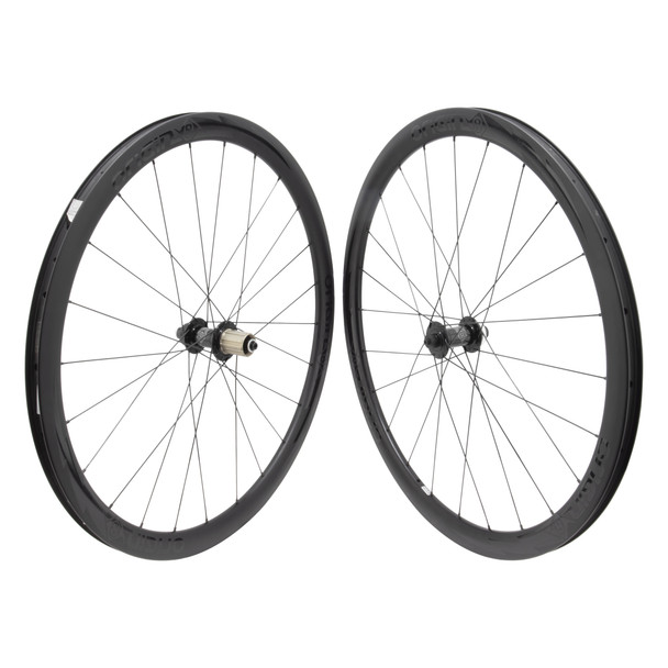 Wheel Master Wheel Pair 700 622X19 Or8 Bolt Carbon 38Mm Tubeless Disc Black 24 Or8 Rd1110 Elite 8-11Scas Center Lock Quick Release Seal Black 135Mm Sapim Race 2.0/1.8 Black (No Skewer)