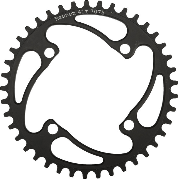 Rennen 4-Bolt 37.2T Black 7075Ch-R:37.2T-B