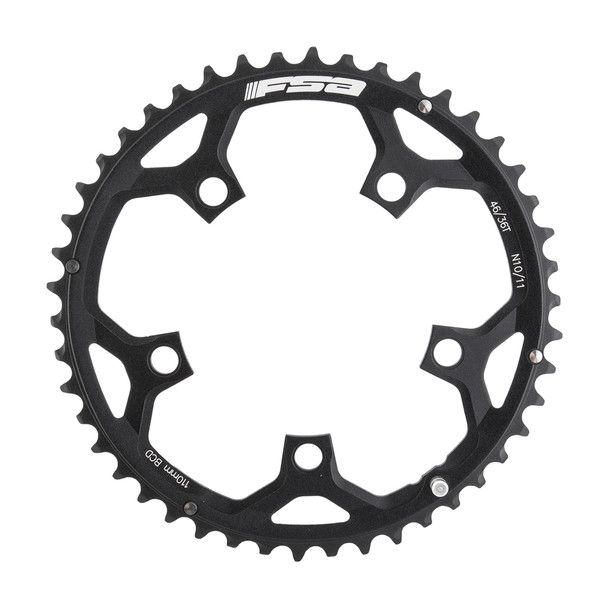 Full Speed Ahead Chainring Road Pro 110Mm 46-Tooth 5B 10/11-Speed Black