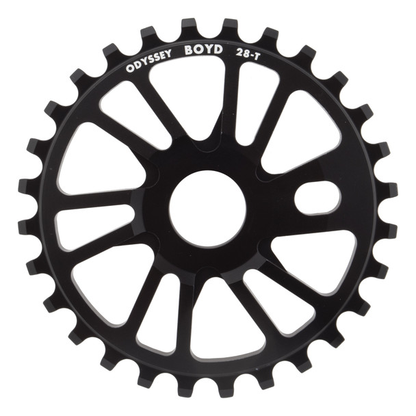 Odyssey Chainring 1Pc 28-Tooth Boyd Signature Bkd Black