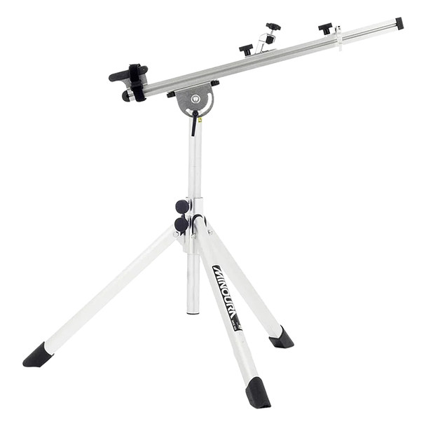 Minoura Repair Stand Rs-1850 Folding Silver For Thru-Axle