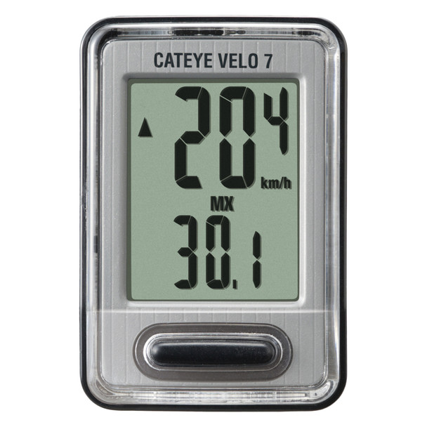 Cateye Computer Cc-Vl520 Velo-7 Wired Black (P)