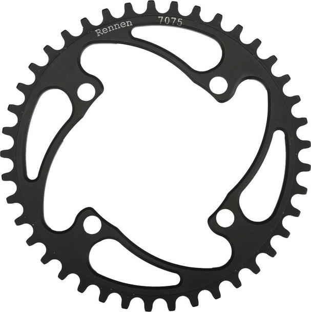 Rennen 4-Bolt 42.7T Black 7075Ch-R:42.7T-B