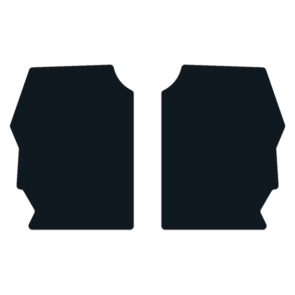 Box Components Number Plate Two Side Palette 2Pc Black