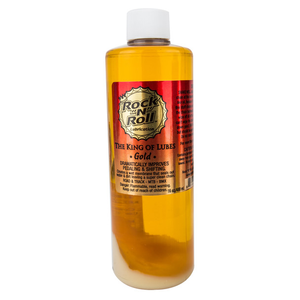 Rock N Roll Lube Gold 16Oz 6/Black