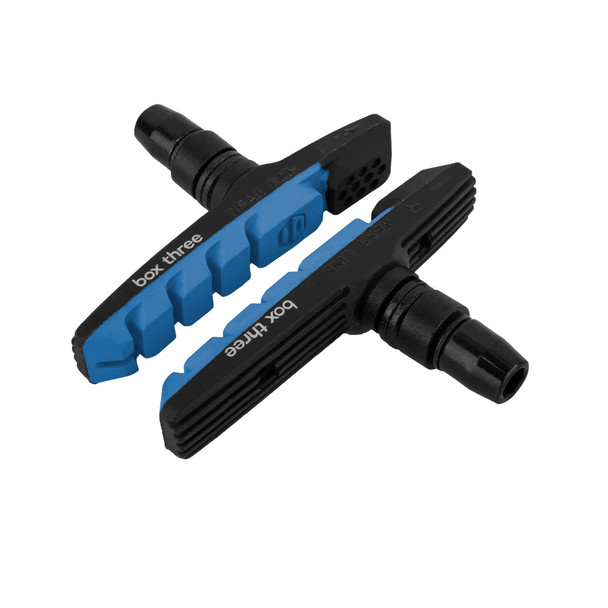 Box Components Brake Shoes Three Air Flow 70Mm Threaded Blue