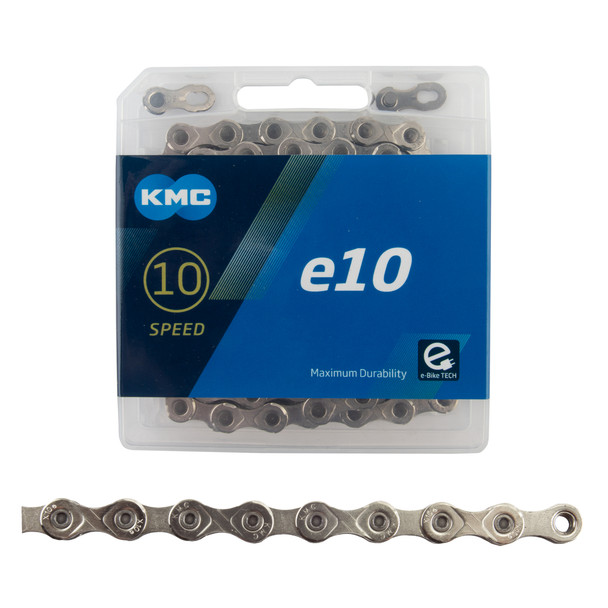 Kmc Chain E10 Silver 136L For Ebike