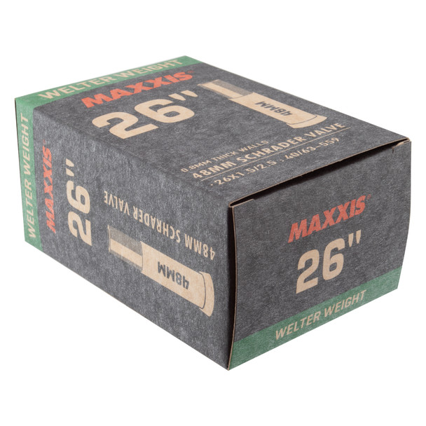 Maxxis Tube 26X1.5-2.5 Schrader Valve 48Mm Welterweight Mountain Bike Removable-Core