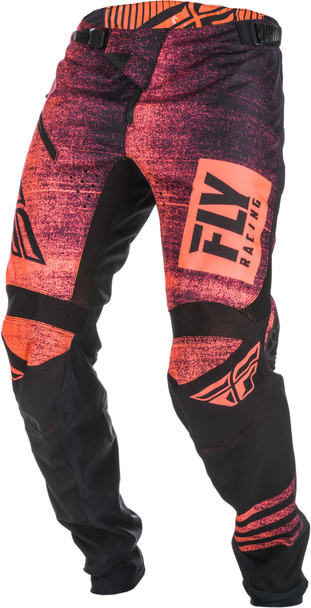 Fly Racing Kinetic Noiz Bicycle Pants Neon Red/Black Sz 26 372-02926