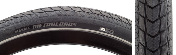 Maxxis Tire Metroloads 26X2.15 Black Wire/60 Ri/Ref E50