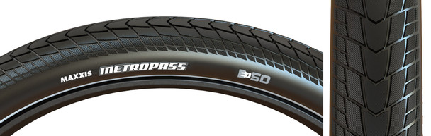 Maxxis Tire Metropass 27.5X2.0 Black Wire/60 Ref E50