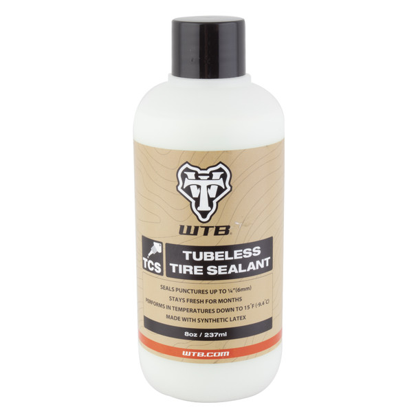 Wtb Sealant Tire Tcs 8Oz/236Ml With Injector & Valve Core Cap