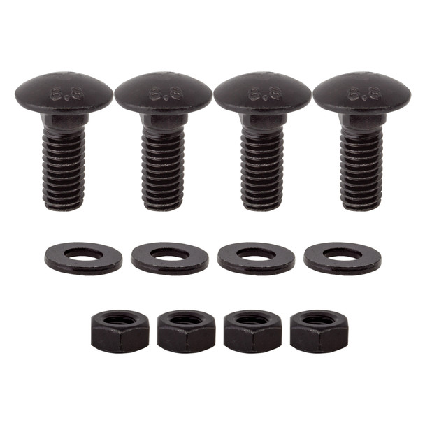 Sun Bicycles Frame Trike Replacement Rear Unit Hardware Atlas Transit/Sd/Baja 4-Bolts/6-Nuts/4-Washers Black (H)