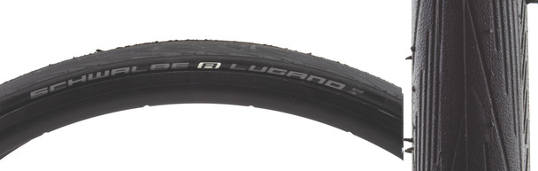Schwalbe Tire Lugano Ii Endurance 700X25 Twin Reinforced Black/Bsk Silca Wire