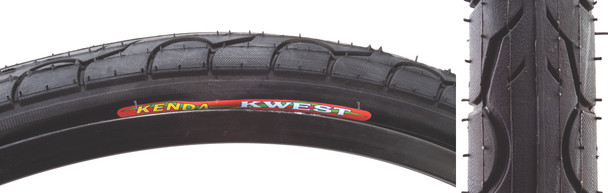 Kenda Tire Kwest 26X1.5 Black/Black Src/Ks/60 Wire 65Psi