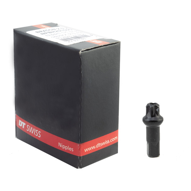 Dt Swiss Spoke Nipple Brass 2.0X15Mm Squorx Prolock/Prohead Black Box Of 100