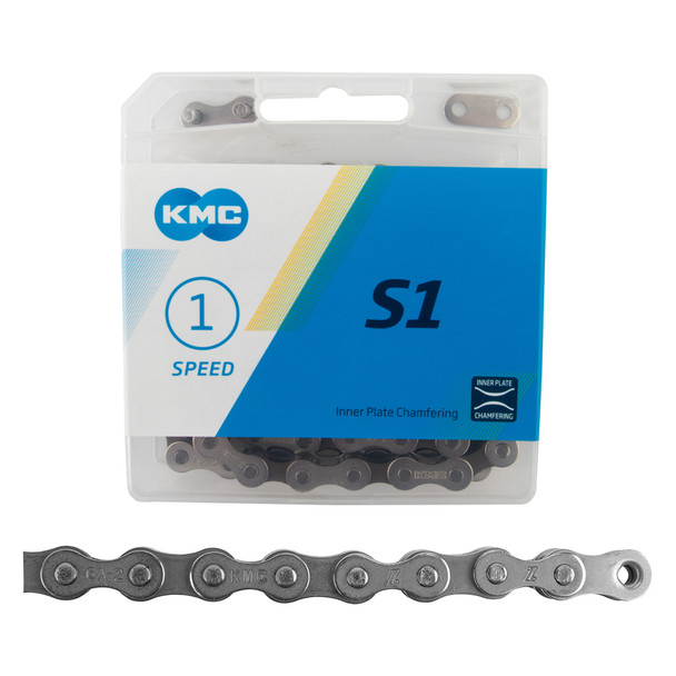 Kmc Chain 1/2X1/8 S1 1-Speed Silver/Brown 112L