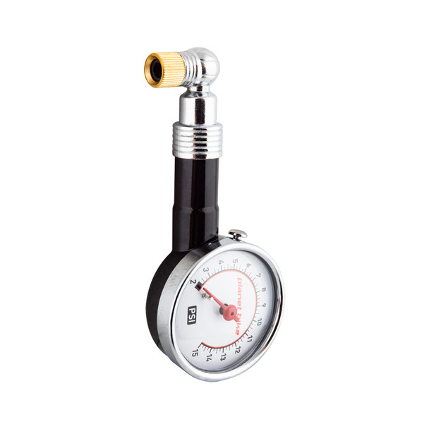 Planet Bike Tool Tire Gauge Fat Max 15 2-15Psi