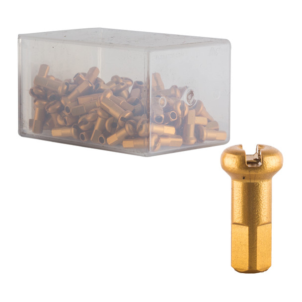 Dt Swiss Spoke Nipple Alloy 2.0X12Mm Gd Box Of 100