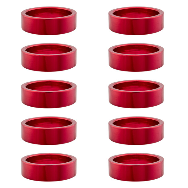 Origin8 Head Part Spacer Alloy 10Mmx1-1/8Rd-Ano Bag Of 10