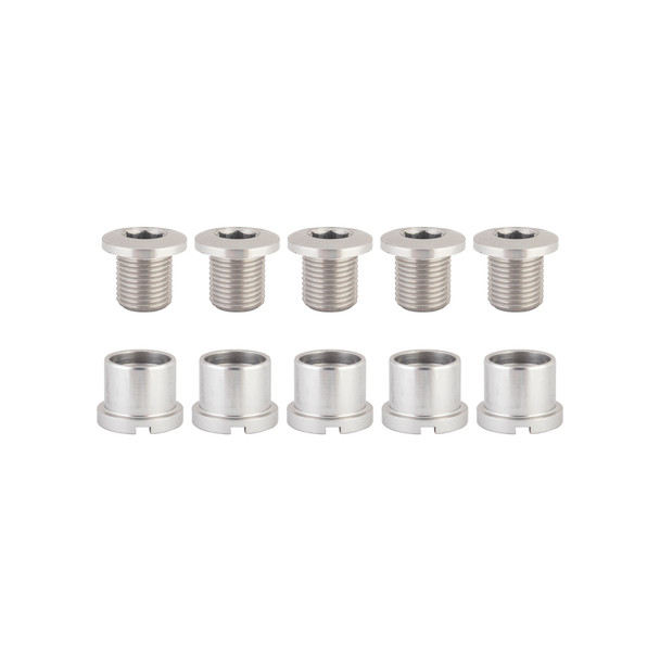 Origin8 Chainring Bolt Set Dbl Alloy Silver