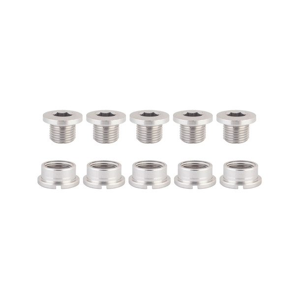 Origin8 Chainring Bolt Set Single Alloy Silver