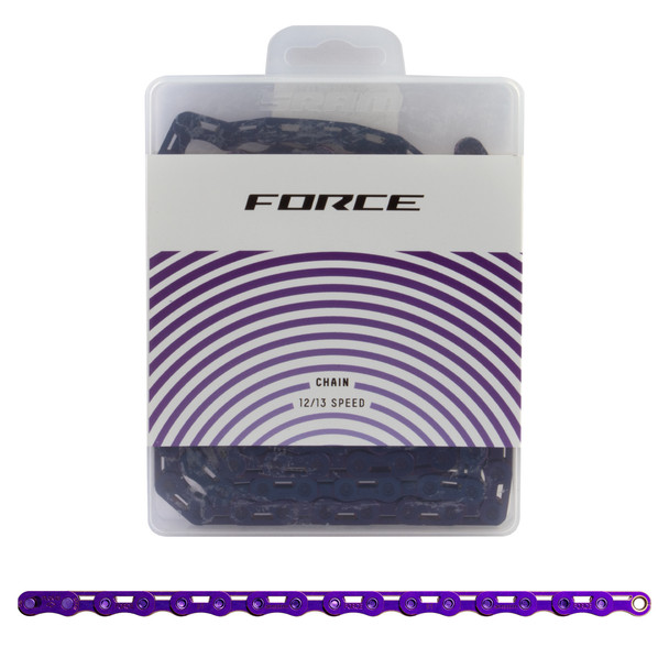 Sram Chain Force E1 12/13-Speed 126L Flattop-Powerlock Polyurethane (P)