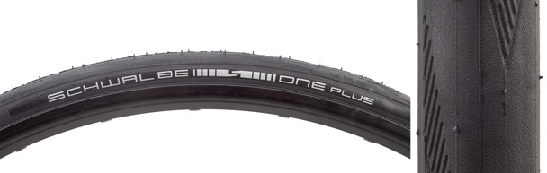Schwalbe Tire One Plus 700X23 Perf Twin Skin Sm-Guard Black/Black Addix E25 Wire