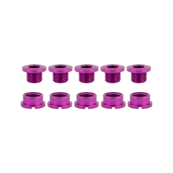 Origin8 Chainring Bolt Set Single Alloy Purple