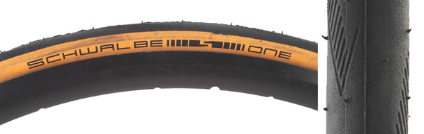 Schwalbe Tire One 700X25 Perf Micro R-Guard Black/Ysk Addix Tlr Fold