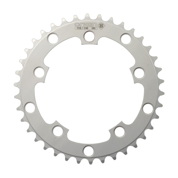 Origin8 Chainring 10H 38-Tooth 110/130 Silver 3/32