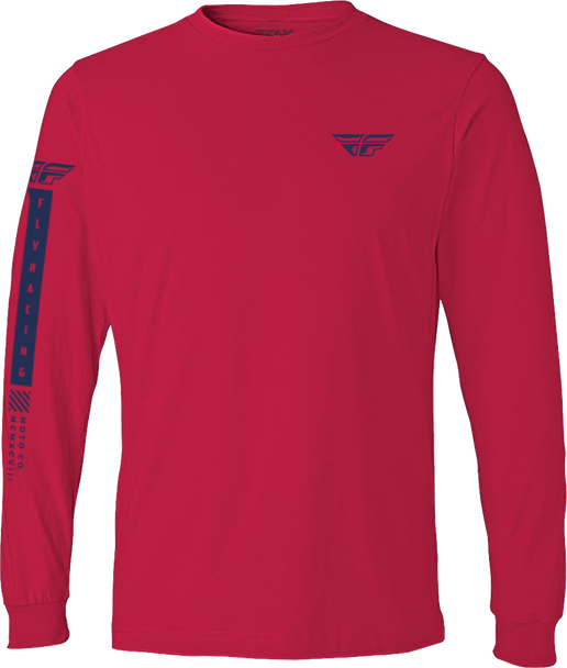 Fly Racing Fly Tribe Long Sleeve Tee Red/Blue Md 352-4166M