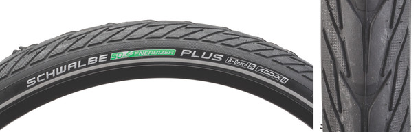 Schwalbe Tire Energizer Plus 700X38 Perf Twin Gn-Guard Black/Black/Ref Addix E50 Wire