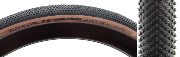 Schwalbe Tire G-One Allround 700X40 Perf R-Guard Black/Brz Tlr Addix E25 Fold