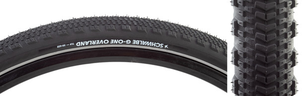 Schwalbe Tire G-One Overland 700X50 Perf R-Guard Black/Bsk/Ref Addix Green Tlr E25 Fold