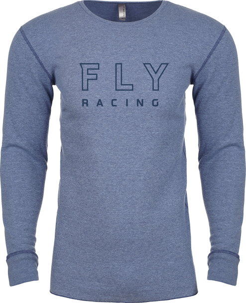 Fly Racing Fly Thermal Shirt Blue Heather Md 352-4136M