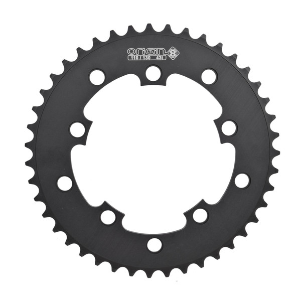Origin8 Chainring 10H 43-Tooth 110/130 Black 3/32