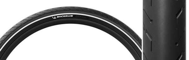 Michelin Tire City Street 27.5X2.2 Black/Black Wire/3X62 Magi-X/Tt/E25