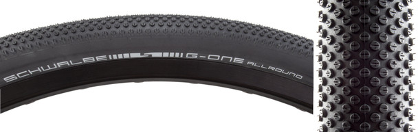 Schwalbe Tire G-One Allround 27.5X2.8 Dd Perf R-Guard Black/Bsk Addix Tlr E25 Fold
