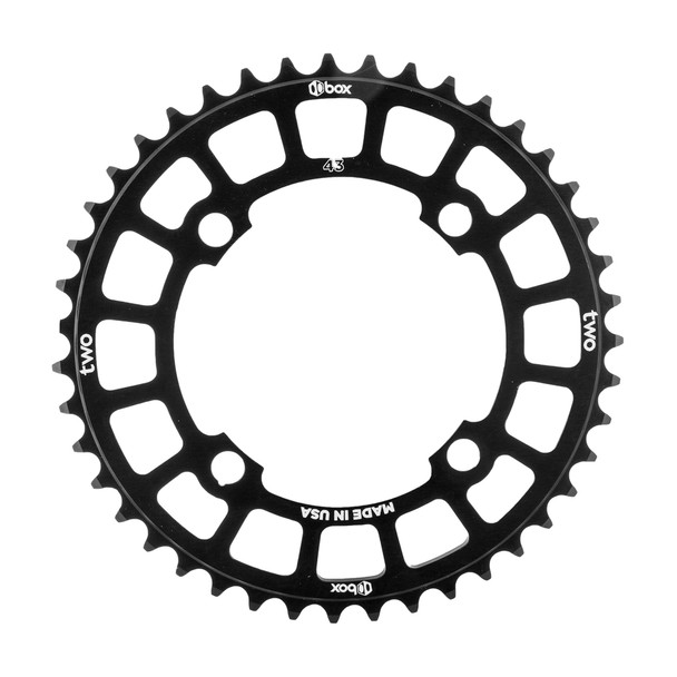 Box Components Chainring Two Bmx 104Mm 43-Tooth 4B Black