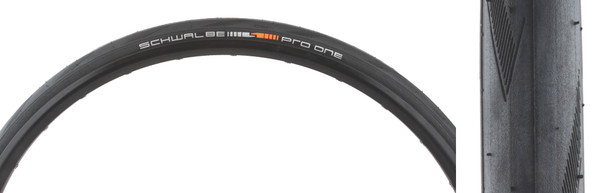 Schwalbe Tire Pro One 700X25 Evo V-Guard Black/Bsk Addix Race Fold