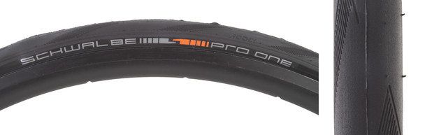 Schwalbe Tire Pro One 700X28 Evo V-Guard Black/Bsk Addix Race Fold