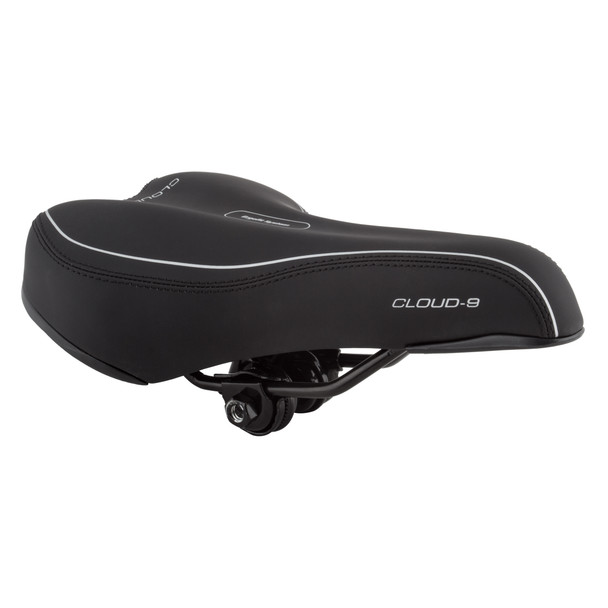 Cloud-9 Saddle Sport Anatomic Mens Soft Touch Vinyl Black