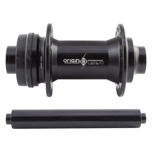 Origin8 Hub Front Rd1120.2 Quick Release Center Lock 28X100 Sb Black With Skewer