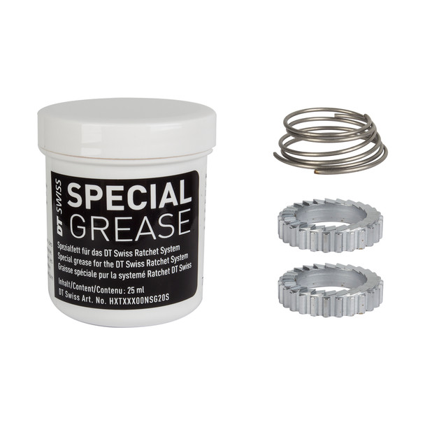 Dt Swiss Hub Cassette Body Service Kit Star Ratchet 24 Teeth With Springs And Grease