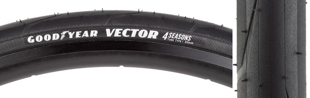 Goodyear Tire Vector 4Seasons 700X30 Black Fold Gsr/Rsh/Dit