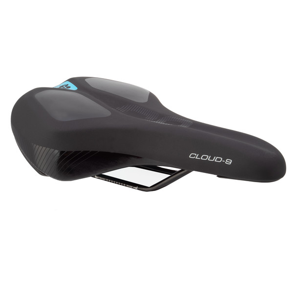 Cloud-9 Saddle Kush-E Medium Memory Foam 10.4X6.5 Black