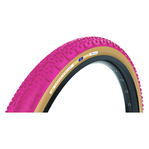 Panaracer Tire Gravelking X1 700X45 Fold Tubeless Cranbry/Tan