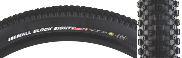 Kenda Tire Small Block 8 Sport 29X2.1 Black/Black Dtc/60 Wire 80Psi