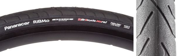 Panaracer Tire Ribmo Protite 700X28 Wire Black/Black